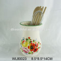 2015 Creative design ceramic utensil holder